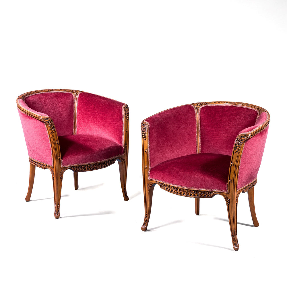 Macklowe Gallery Louis Majorelle "Aubépines" Armchairs