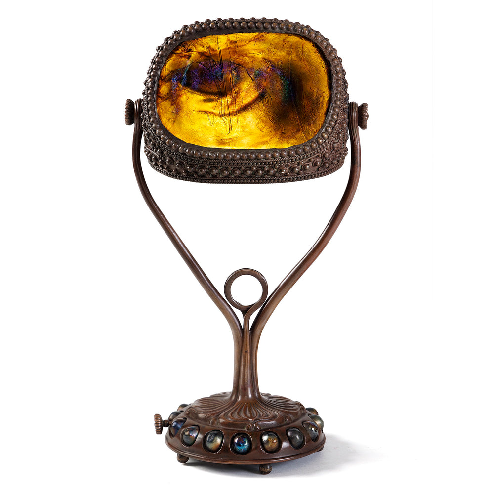 
                      
                        Macklowe Gallery Tiffany Studios New York "Turtleback" Desk Lamp
                      
                    