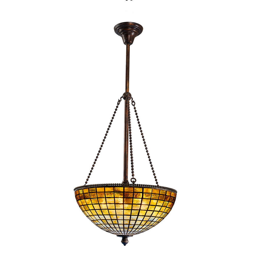 
                      
                        Macklowe Gallery Tiffany Studios New York "Geometric" Plafonnier
                      
                    