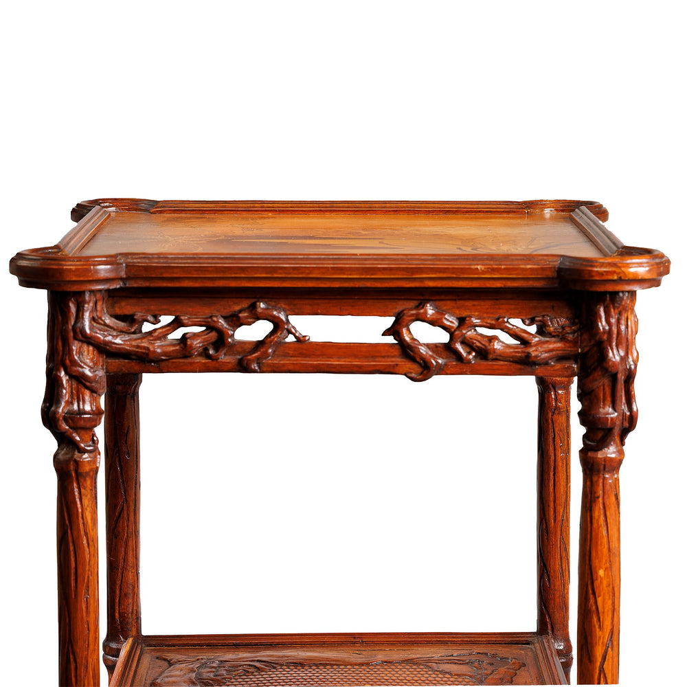 
                      
                        Macklowe Gallery Émile Gallé "Hiver" Two-tiered Table
                      
                    