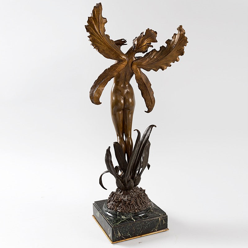 
                      
                        Macklowe Gallery Louis Chalon "La Fée" Bronze Sculpture
                      
                    