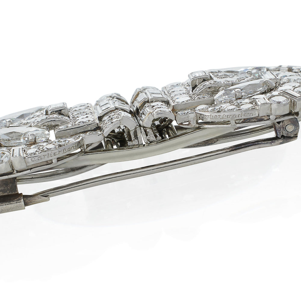 
                      
                        Macklowe Gallery Cartier London Indian-Inspired Diamond Double Clip Brooch
                      
                    