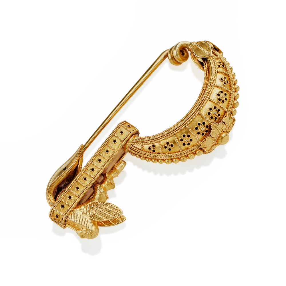 
                      
                        Macklowe Gallery Archaeological Revival Fibula Brooch
                      
                    