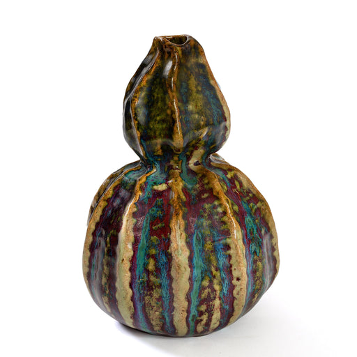 Macklowe Gallery Pierre-Adrien Dalpayrat "Colocynth" Glazed Ceramic Vase