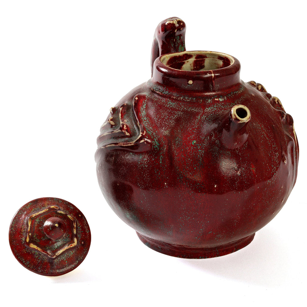 
                      
                        Macklowe Gallery Pierre-Adrien Dalpayrat Glazed Ceramic Teapot
                      
                    