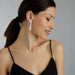 Macklowe Gallery Diamond Day/Night Cluster Pendant Earrings