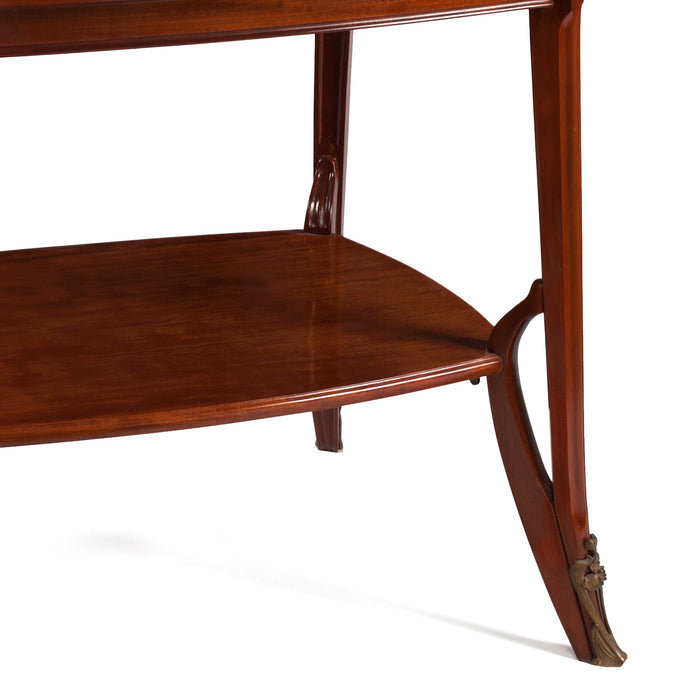 Louis Majorelle Mahogany Two-Tiered Center Table