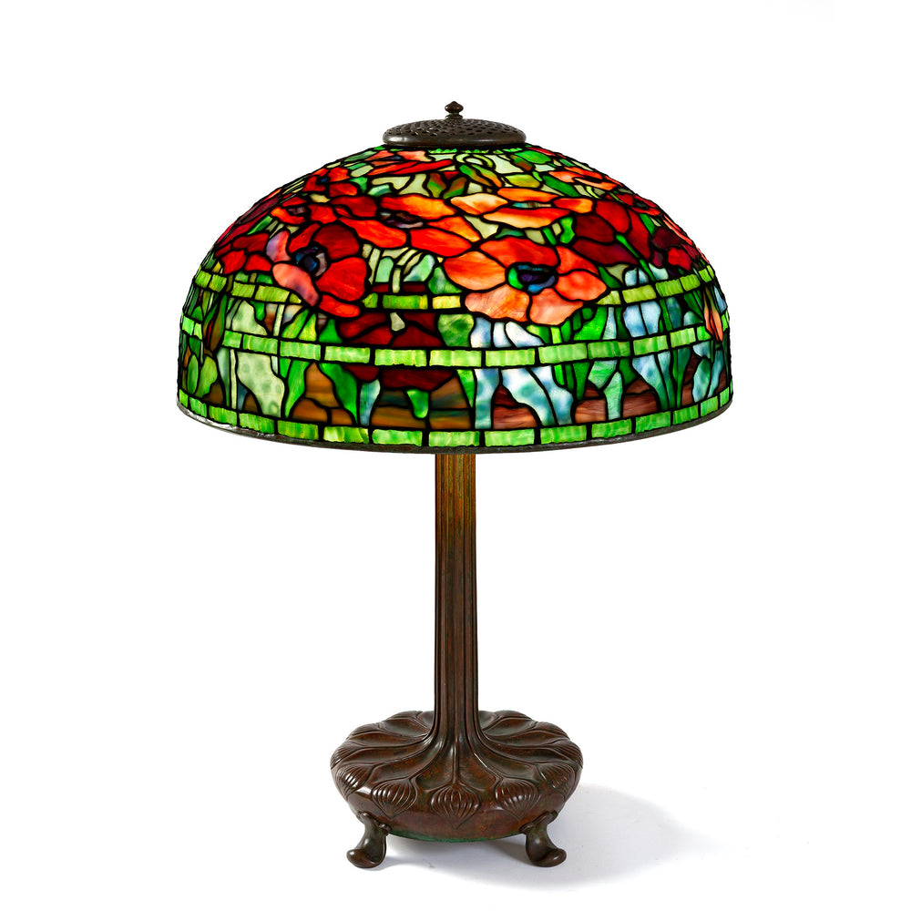 
                      
                        Macklowe Gallery Tiffany Studios New York Pair of "Oriental Poppy" Table Lamps
                      
                    