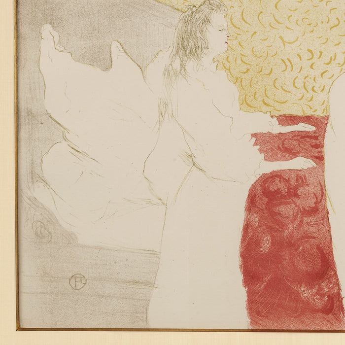 Macklowe Gallery Henri de Toulouse-Lautrec "Femme au lit, profil - Au le petit lever. (Pl. Of the suite Elles)" Lithograph