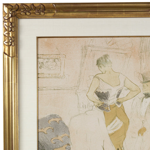 Macklowe Gallery Henri de Toulouse-Lautrec "Woman in a corset - Conquest of passage. (Pl. Of the suite Elles)" Lithograph