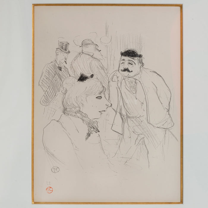 Macklowe Gallery Henri de Toulouse-Lautrec "La Tige, Moulin Rouge" Lithograph