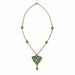 Macklowe Gallery Marcus & Co. Black Opal and Enamel Pendant Necklace