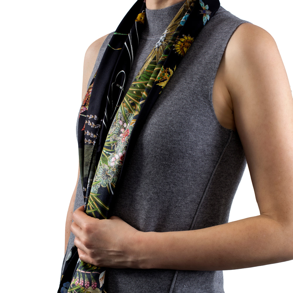 
                      
                        Macklowe Gallery "Tropicalia" Silk Scarf
                      
                    