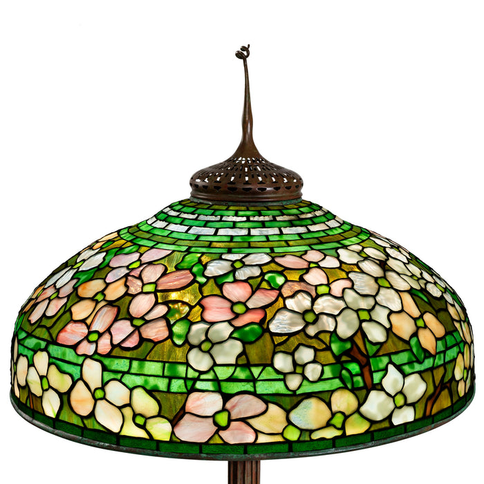 Macklowe Gallery Tiffany Studios New York "Dogwood" Floor Lamp