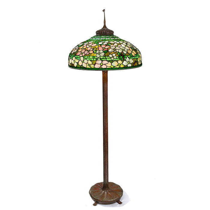 Macklowe Gallery Tiffany Studios New York "Dogwood" Floor Lamp