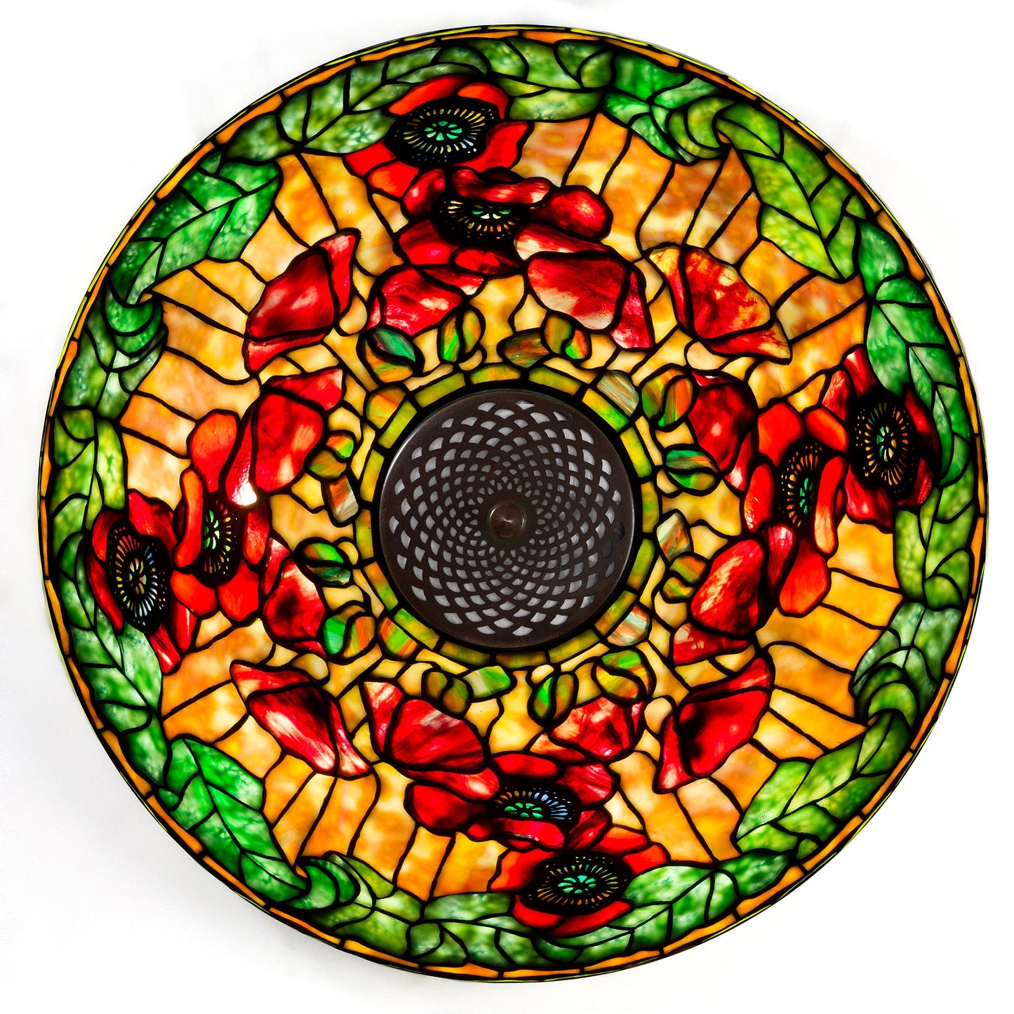 Macklowe Gallery Tiffany Studios New York "Poppy" Lamp