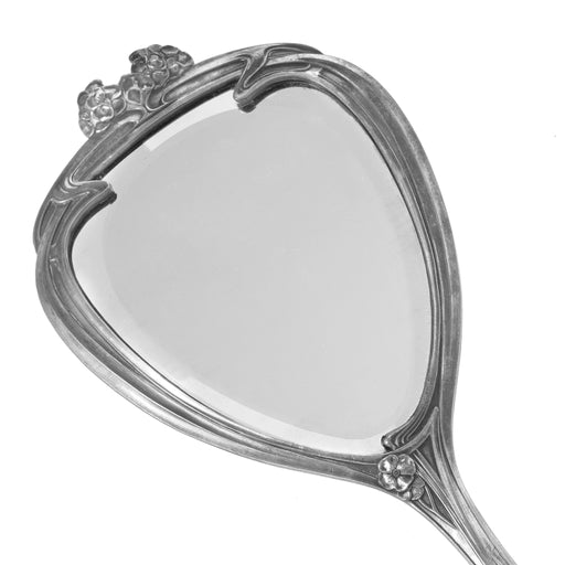 Macklowe Gallery Würtemburgische Machin Fabrik Silver Plated Handheld Mirror