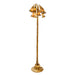 Macklowe Gallery Tiffany Studios New York "Twelve Light Lily" Gilt Bronze Floor Lamp