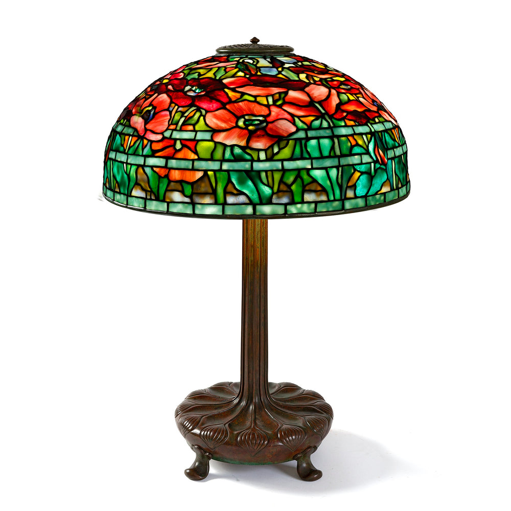 
                      
                        Macklowe Gallery Tiffany Studios New York Pair of "Oriental Poppy" Table Lamps 
                      
                    