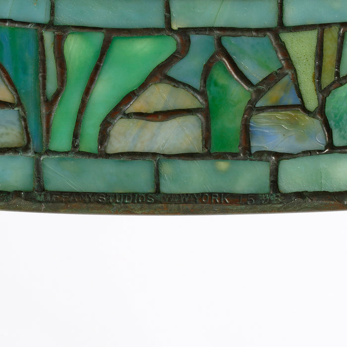 Macklowe Gallery Tiffany Studios New York Pair of "Oriental Poppy" Table Lamps 