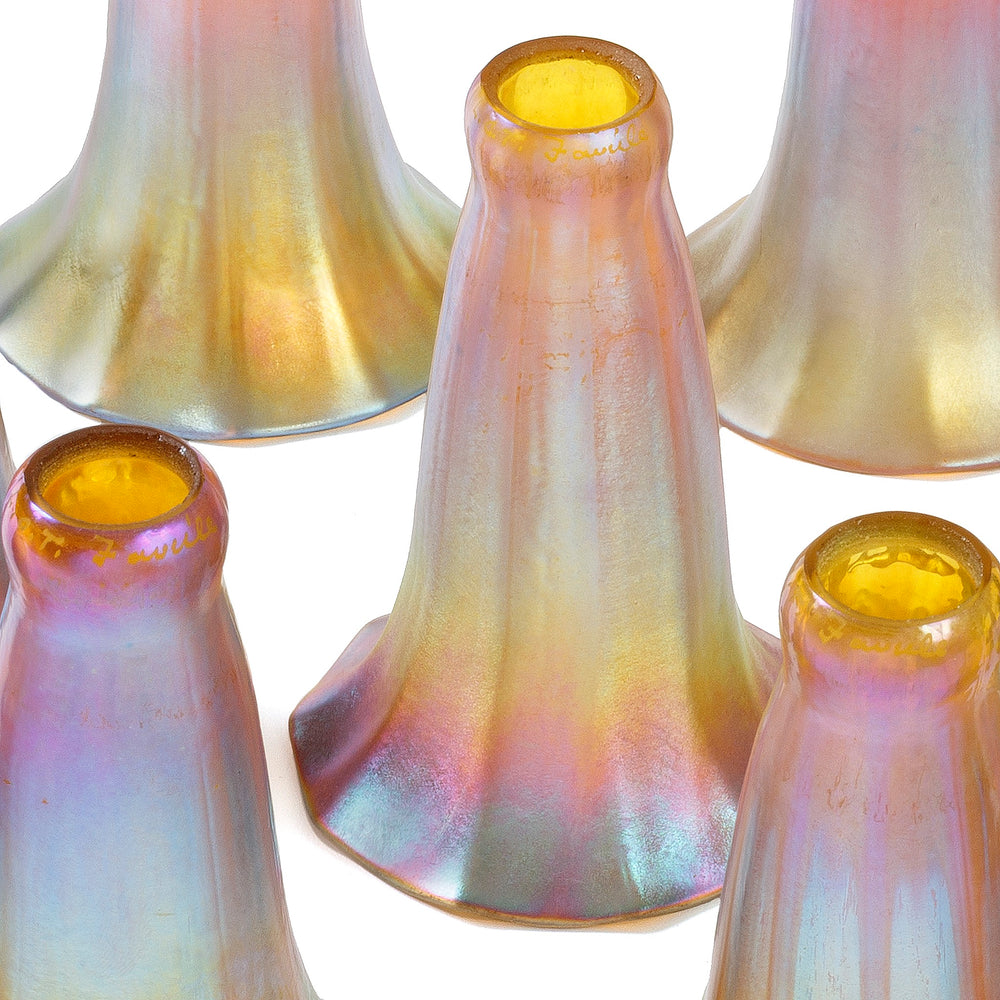 
                      
                        Macklowe Gallery Tiffany Studios New York "Twelve Light Lily" Gilt Bronze Floor Lamp
                      
                    