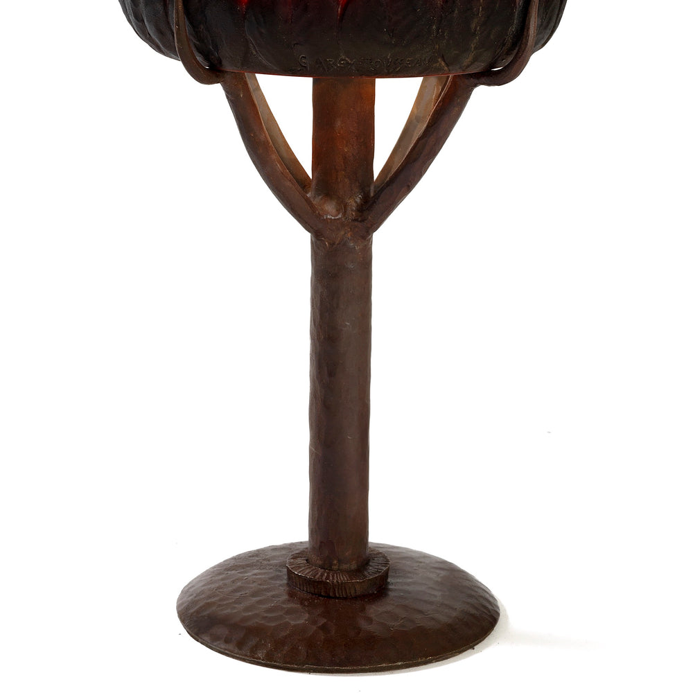 
                      
                        Macklowe Gallery Gabriel Argy-Rousseau "Arbres" Pâte de verre Table Lamp
                      
                    