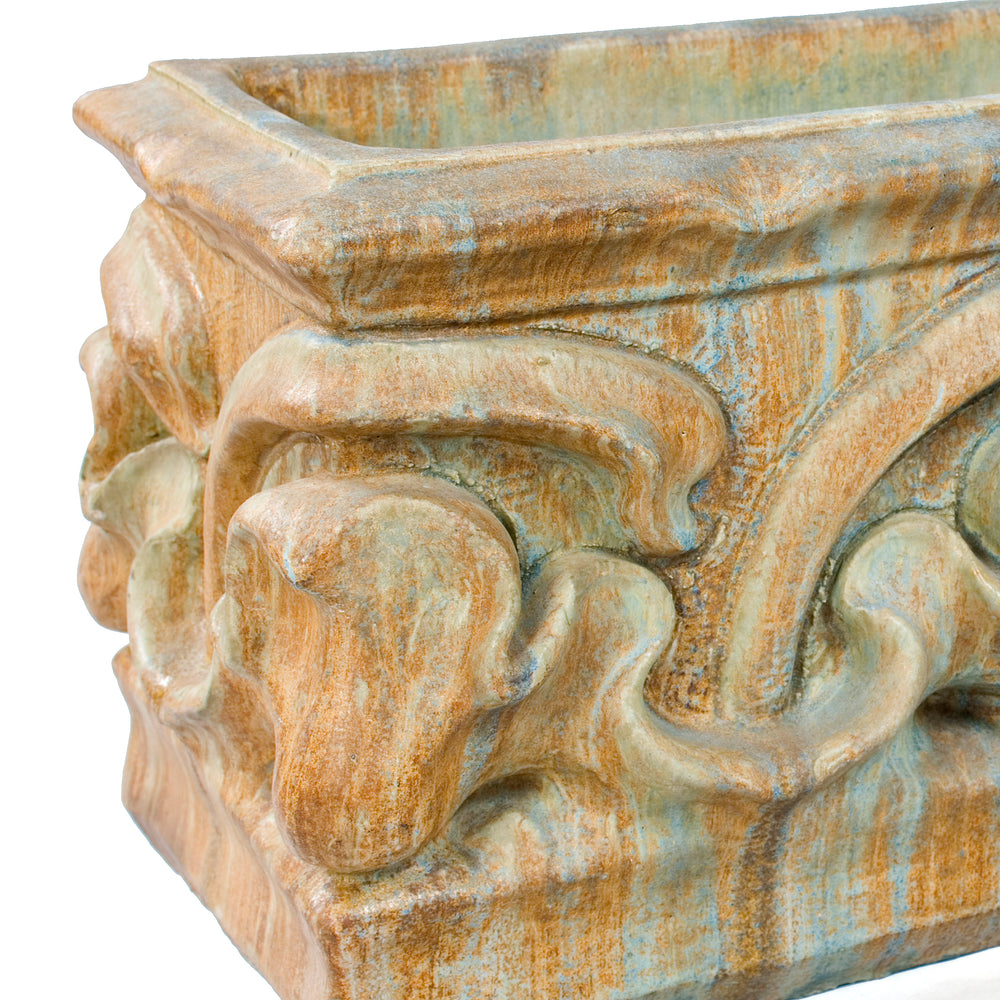 
                      
                        Alexandre Bigot "Grès Flammé" Glazed Ceramic Planter
                      
                    