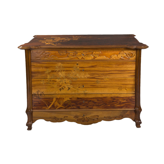 Émile Gallé "Chardons des Sables" Chest of Drawers