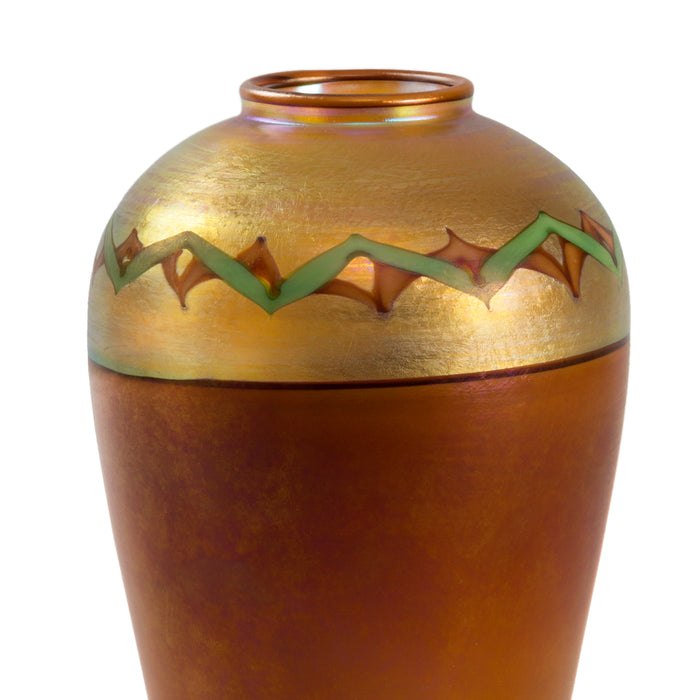 Tiffany Studios New York "Tell el-Amarna" Favrile Glass Pedestal Vase